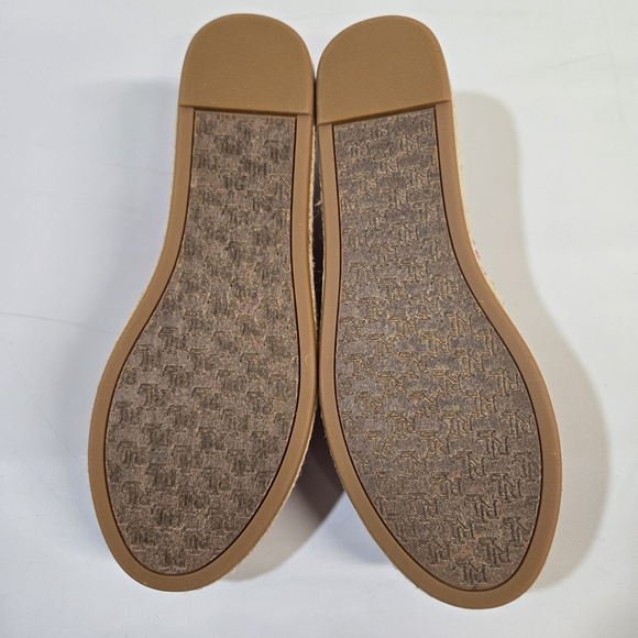Lauren Ralph Lauren Caylee Flat Espadrilles Shoes Pink 6 NIB Travel Vacation - Picture 8 of 12